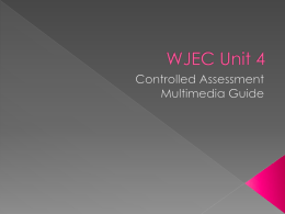 WJEC Unit 2