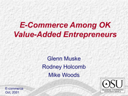 Value-Added Entrepreneurs & E