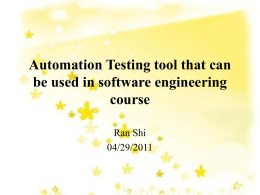 Automation Testing tools that can be used in software