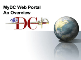MyDC Overview - Darton State College
