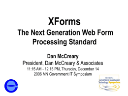XForms Presentation