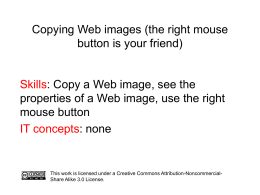 Copying Web images