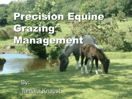 Precision Grazing Management - Oklahoma State University