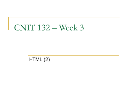 CNIT 131 – Week 1