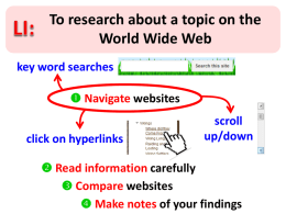 Internet Research LI Slides