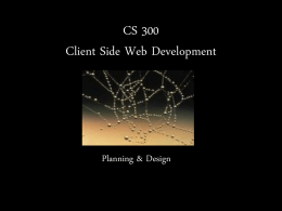 CS 300 Client Side Web Development