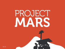 Project Mars presentation