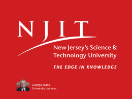 How to create a NJIT Web Site