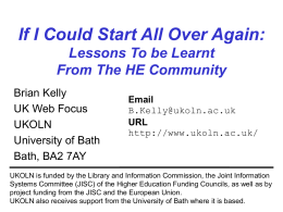 If I Could Start All Over Again: Lessons To be Learnt From The HE
