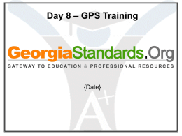 Presentation - GeorgiaStandards.Org