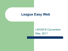 League Easy Web