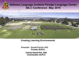 Defense Languages Institute Foreign Language Center