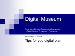 Digital Plan Tips