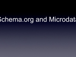 MicroData And Schema-org