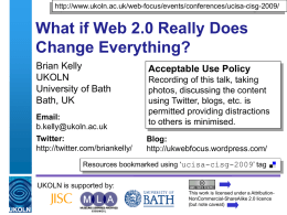 What if Web 2.0 Really Does Change Everything?