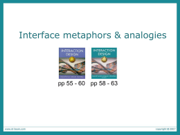 Interface metaphors and analogies