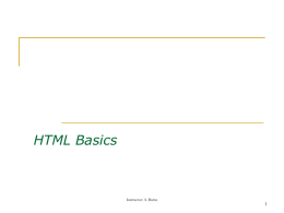 HTML 2 - DePaul University