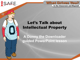 Intellectual Property Review (with Donnie)
