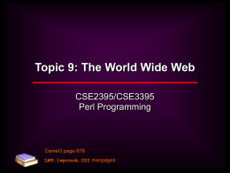 The World Wide Web - Monash University