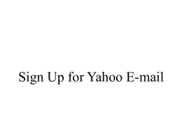 Remember your Yahoo ID!