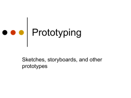 Prototyping, Visual and Web design