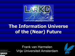 The Information Universe of the (Near) Future