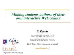 Making students authors of their own interactive Web