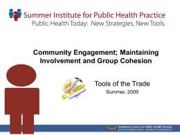 Tools of the Trade – Community Engagement 1