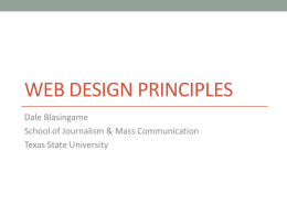 Web Design - Dale Blasingame