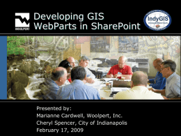Developing GIS WebParts in SharePoint