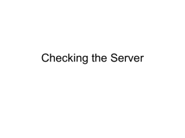 4_Checking_the_Server