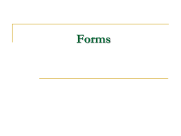 Forms - Computing