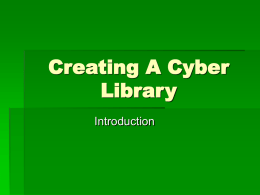 Creating_A_Cyber_Library