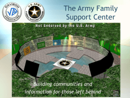 The Army Family Support Center