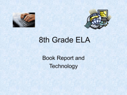 8th Grade ELA