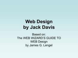 Web Design by Jack Davis