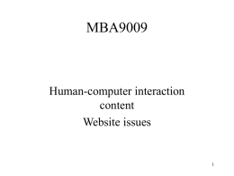 MBA9009: Lecture 2