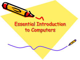 Essential Introduction to Computers