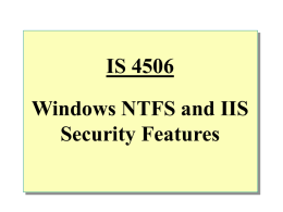 Chapter 9: Adding Windows NT and Internet Information Server