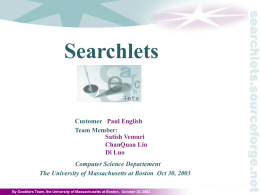 Searchlets