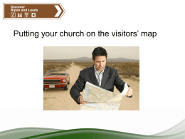 1) Putting your church on the tourism map