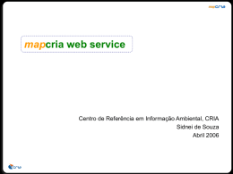mapcria web service