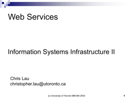 Information System Infrastructure II