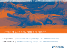 UF Information Security Training