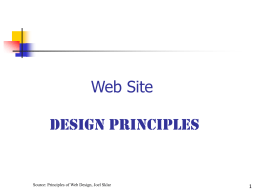 Web Design Notes