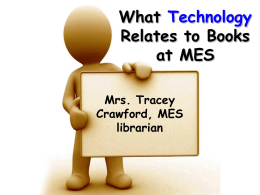 Technology Book Connections at Mendenhall