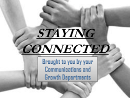 staying connected - Lincolnland District Exchange Clubs