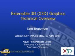 Web3D 2007 X3D Tutorial - Technical Overview