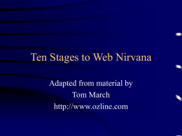 Ten Stages to Web Nirvana