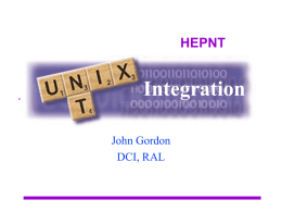 UNIX/NT Integration